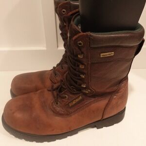 LaCrosse Boots Mens 14M Timber Master 1200 Grams 10 In Brown Leather Work 503300